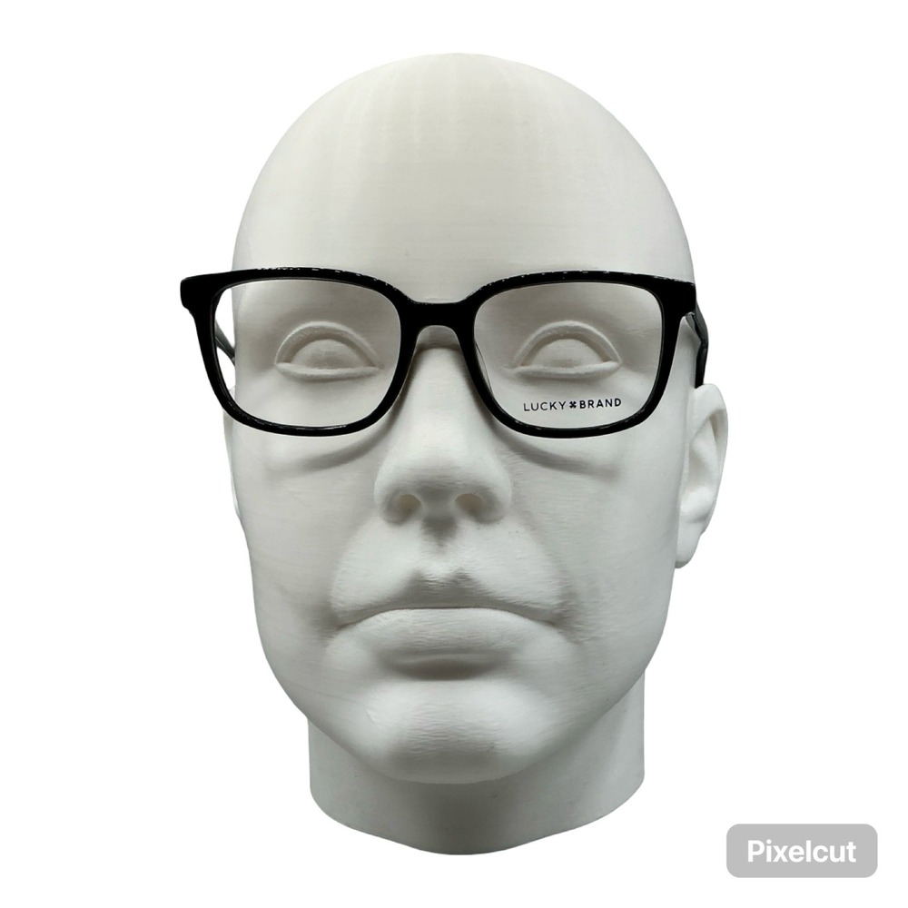 Lucky Brand D819 Black Eyeglasses Frames 48-16-135 Rectangular Mens Womens